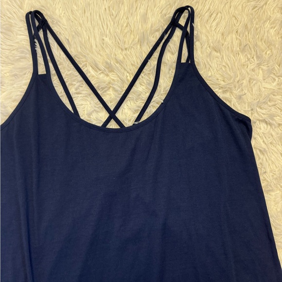 Beach Scene Collection Swimsuit Cover Up Blue Swimsuit Cover Up dress - Picture 4 of 6